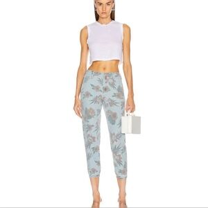 MOTHER Floral No Zip Misfit Fresh Cut